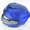 Aerodynamic grooves on The Shoei GT Air II