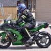 Me wearing The Shoei GT Air II on my Kawasaki Ninja H2SX SE.