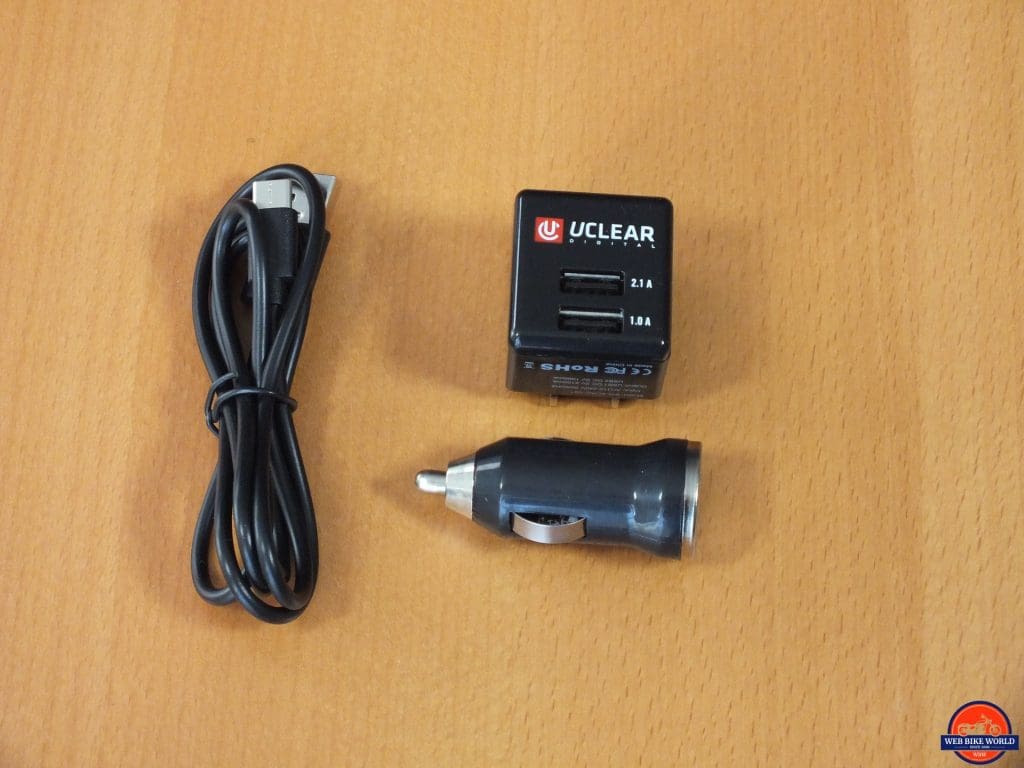 UClear Motion 6 charging components