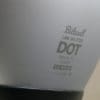 Biltwell Lane Splitter Helmet Closeup Rear View DOT sticker