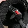 Biltwell Lane Splitter Helmet Interior Shot & Chin Strap