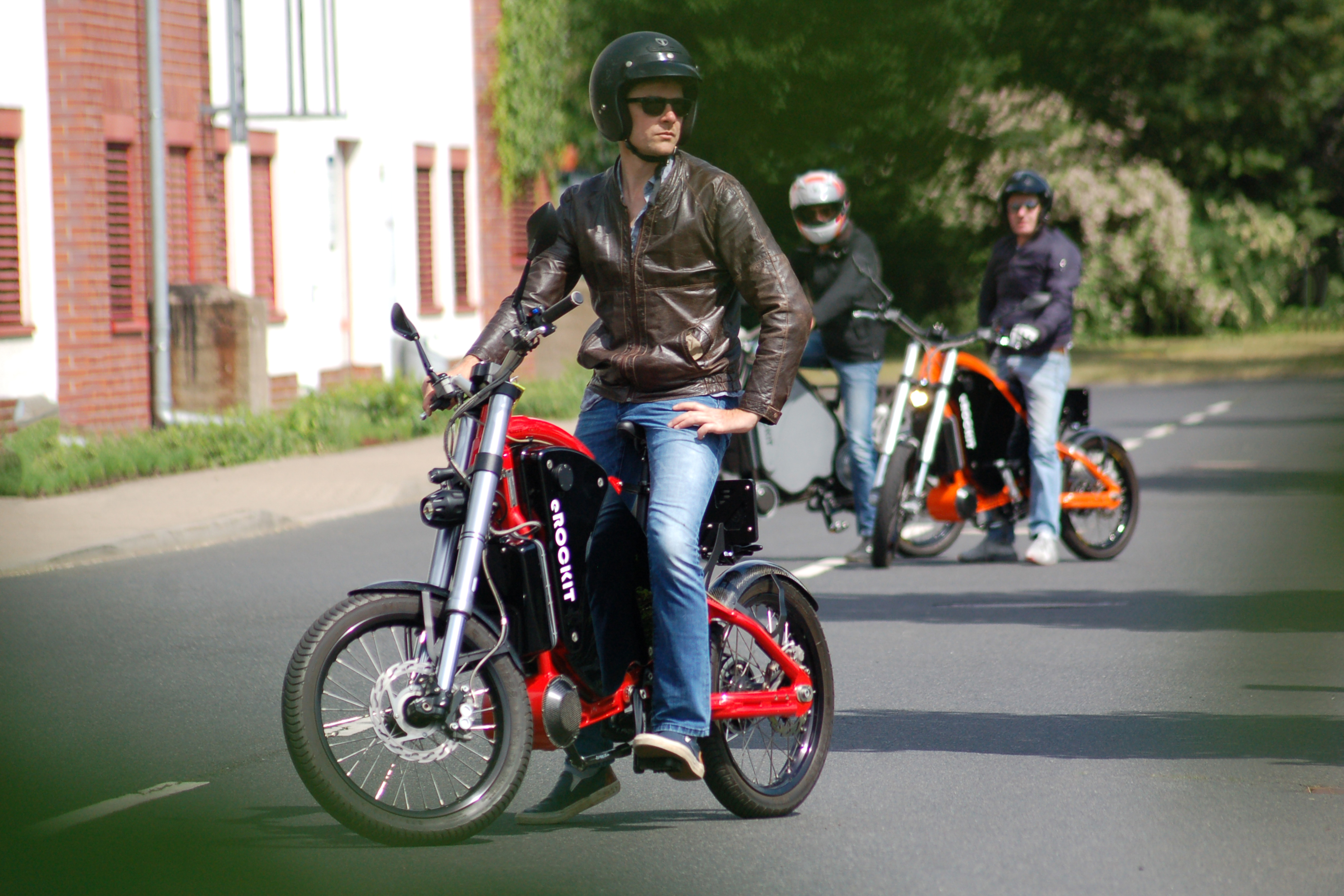 pedal bike that looks like a motorcycle