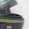 NEXX X.G100 Racer Motordrome Helmet profile view with visor slightly open