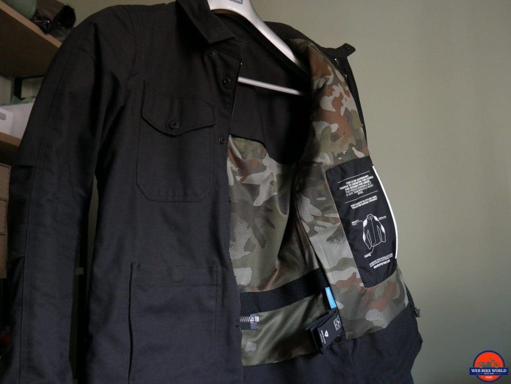 REV'IT Worker Overshirt Camo Interior