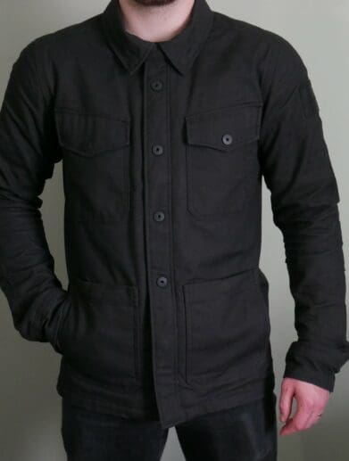 REV'IT! Worker Overshirt front view, hand in pocket