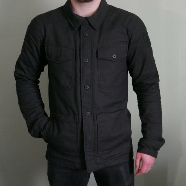 REV'IT! Worker Overshirt front view, hand in pocket