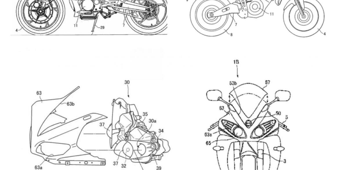 Yamaha electric motorcycle patents