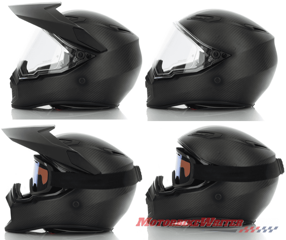 versatile new AGV AX9 helmet