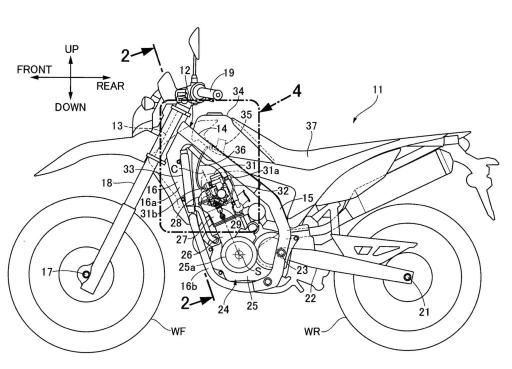 Honda Adds Twin Spark Engine To Crf250l And Crf250 Rally With New Patent Webbikeworld