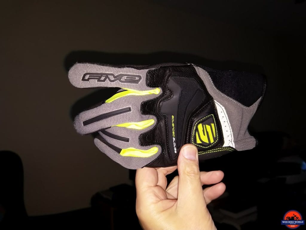 Five RS4, Fluorescent finger inserts and reflective back of hand panel