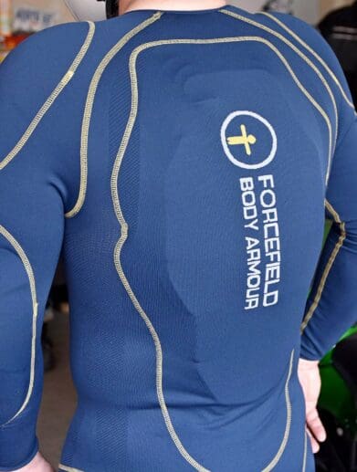 Forcefield Sport Suit X-V back armour.