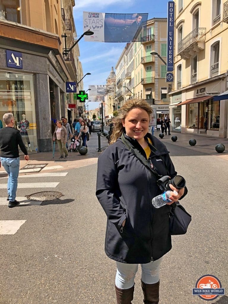 My wife Jenna enjoying Cannes, France.
