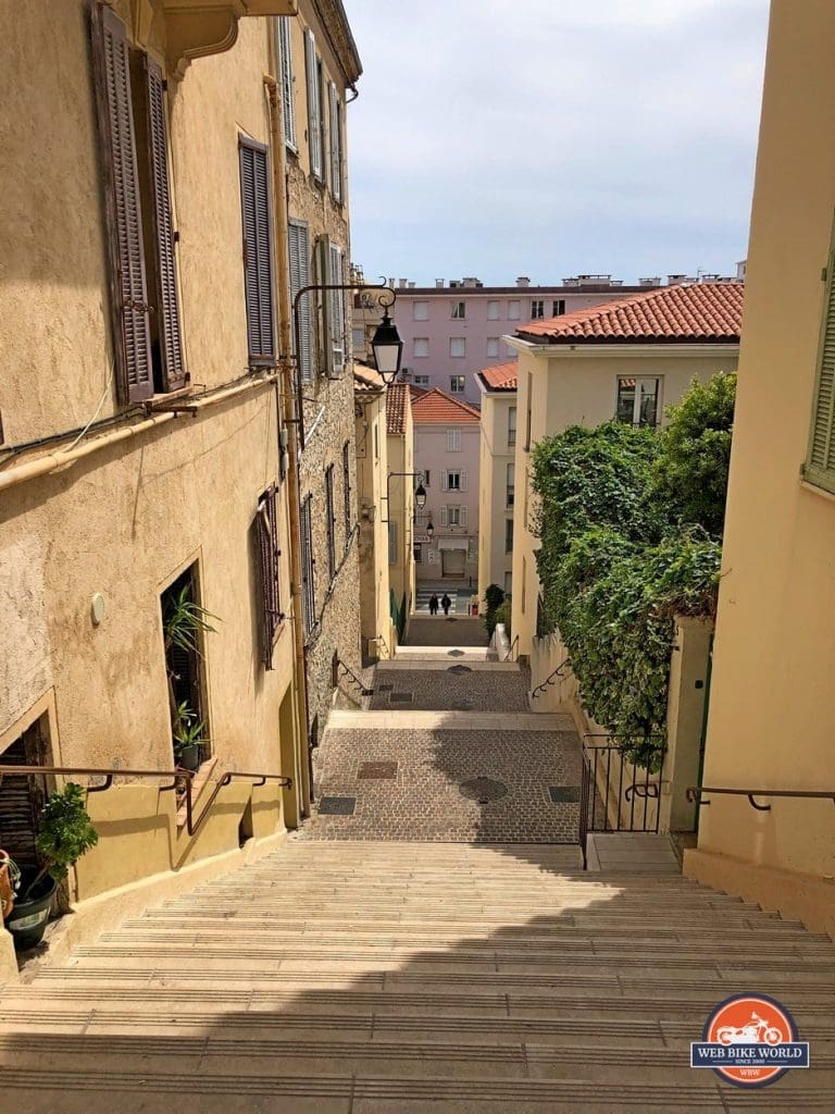 A street in Cannes, France.