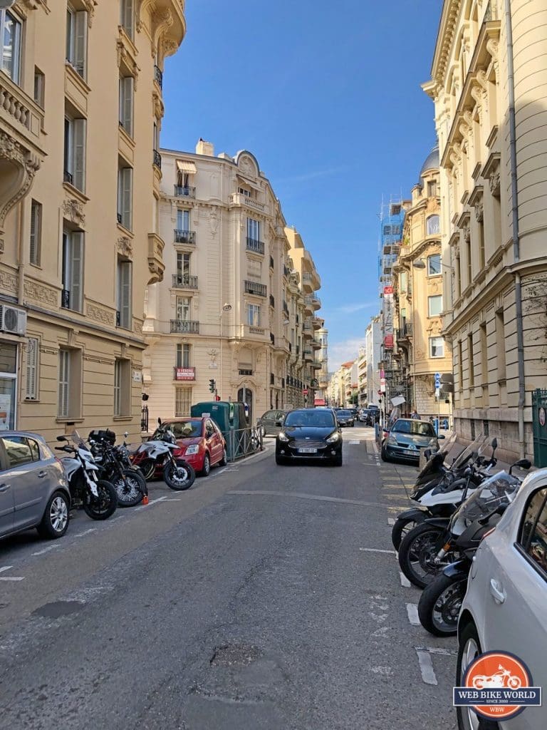 A street in Nice, France.