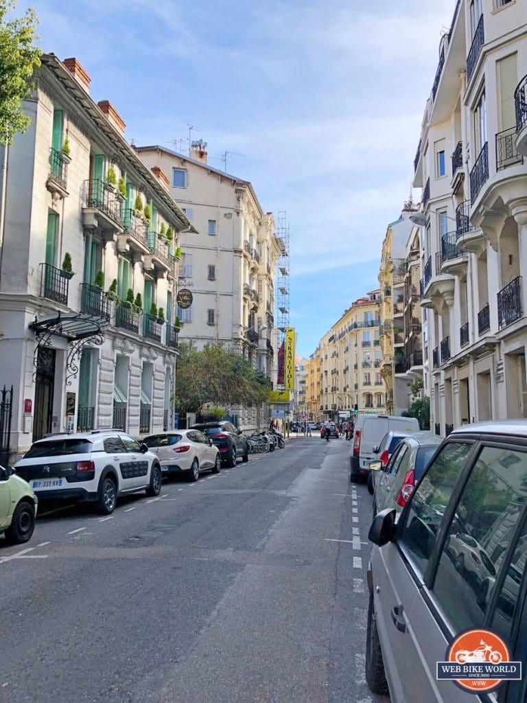A street in Nice, France.