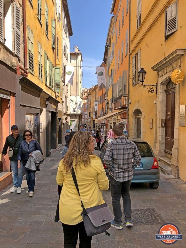 A street in Grasse, France.