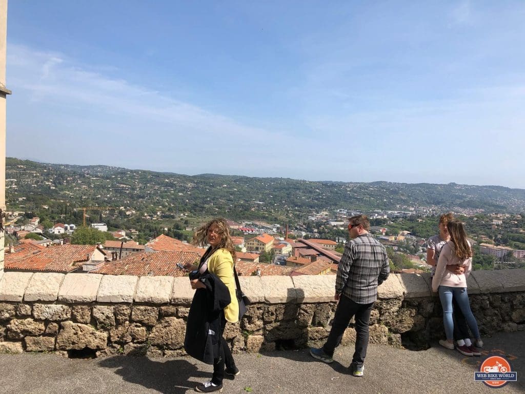 A beautiful view in Grasse, France.