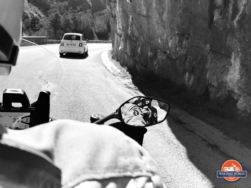 A windy road in southern France.