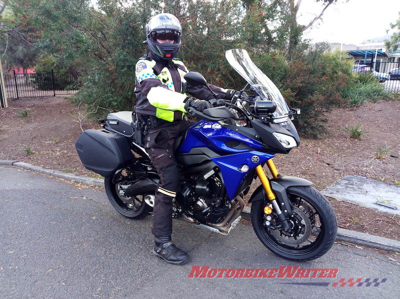 unmarked Tasmanian police bikes Triumph Tiger