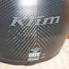 The back of the Klim K1R helmet.