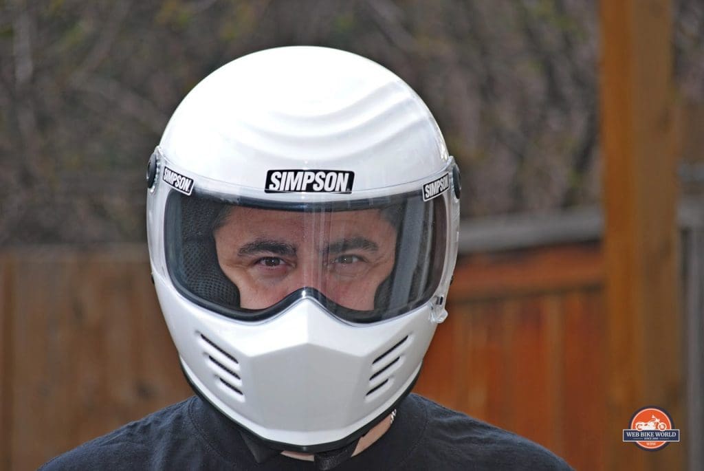 Gerry wearing the Outlaw Bandit.