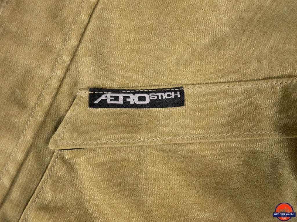 Aerostich Cousin Jeremy Suit stitched logo