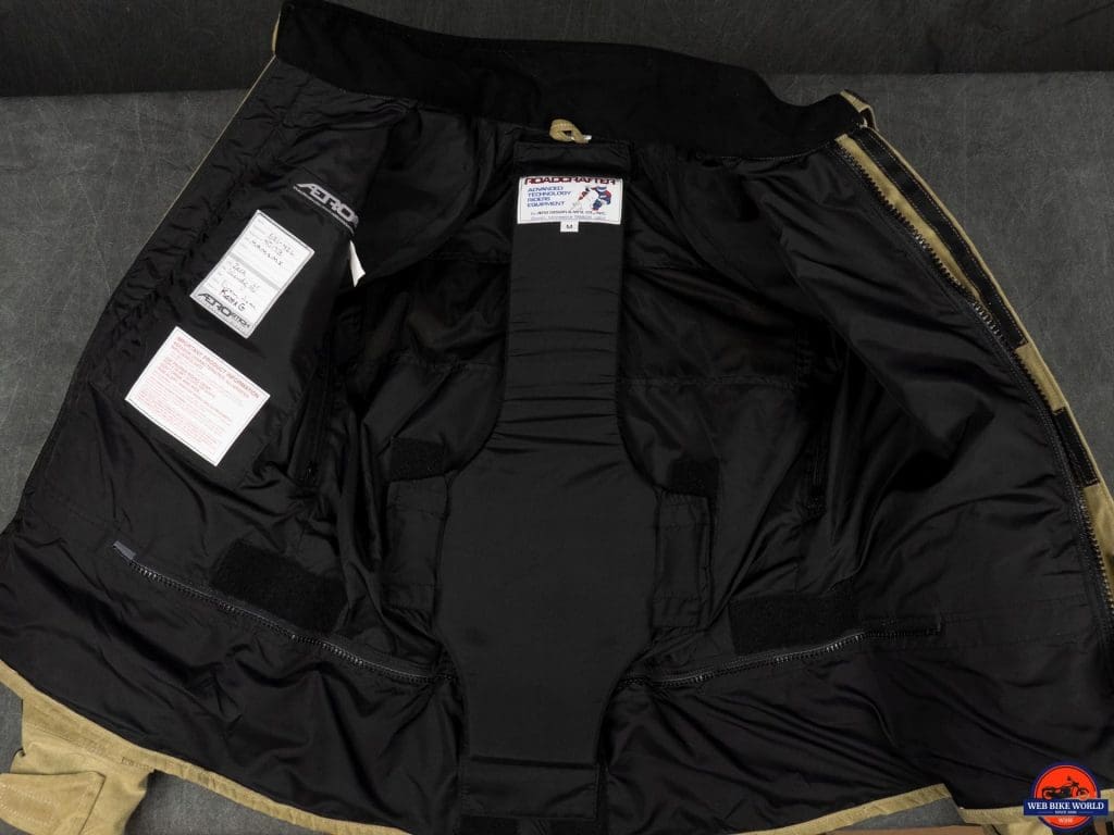 Aerostich Cousin Jeremy Suit jacket interior