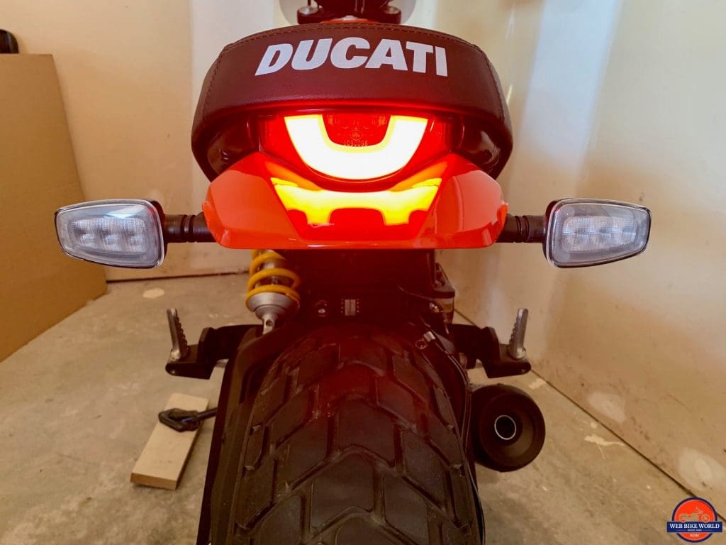 2019 Ducati Scrambler Icon rear LED light