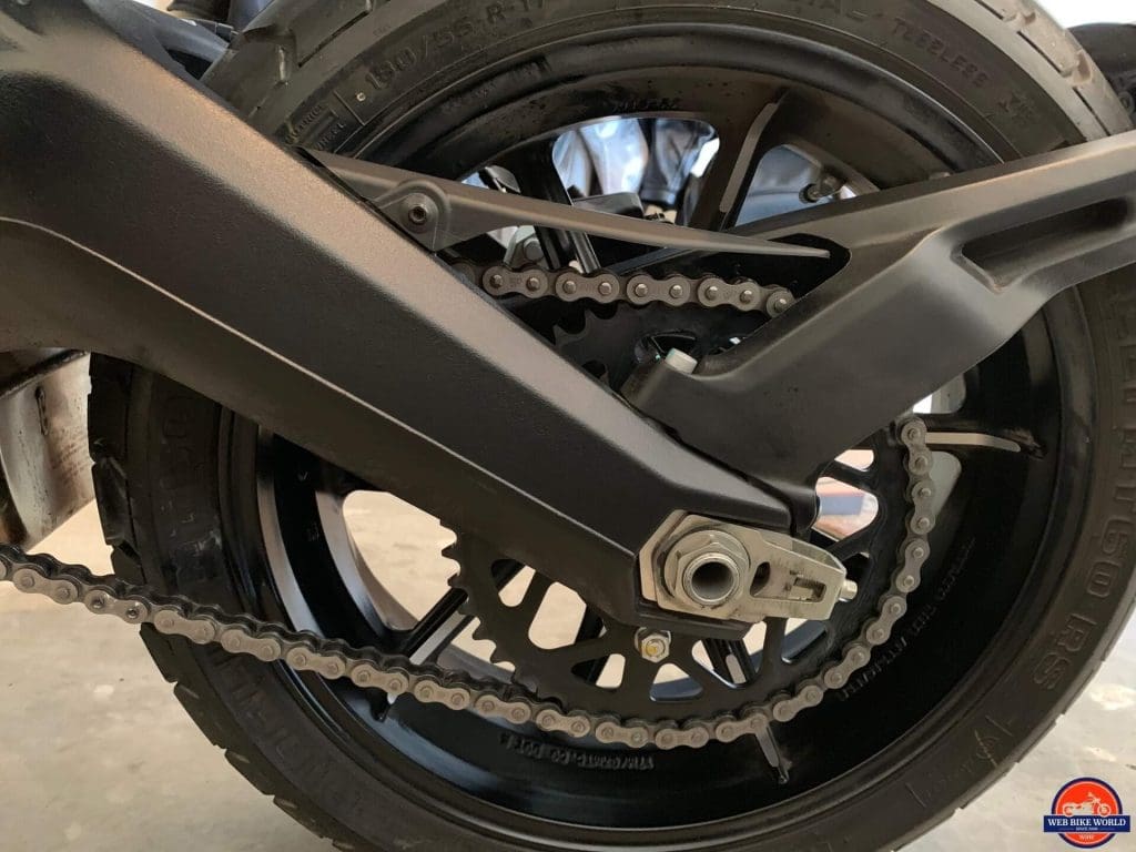 2019 Ducati Scrambler Icon tire & chain
