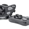 Two Lexin FT4 BlueTooth communication devices.