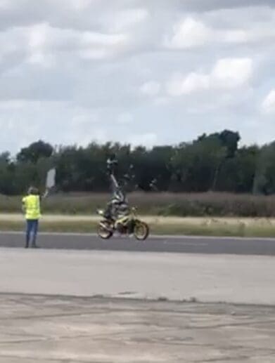 headstand motorcycle world record