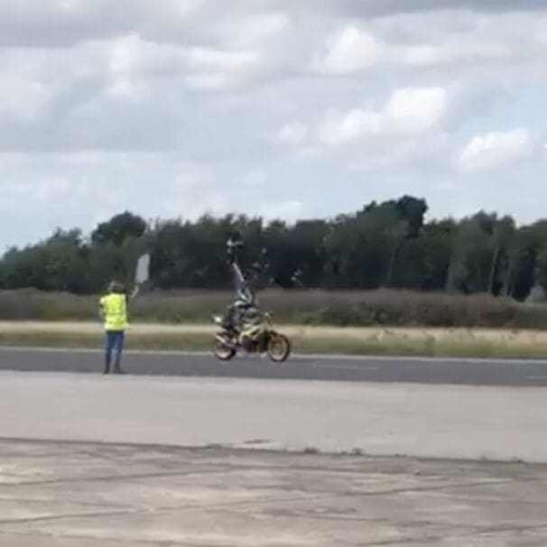 headstand motorcycle world record