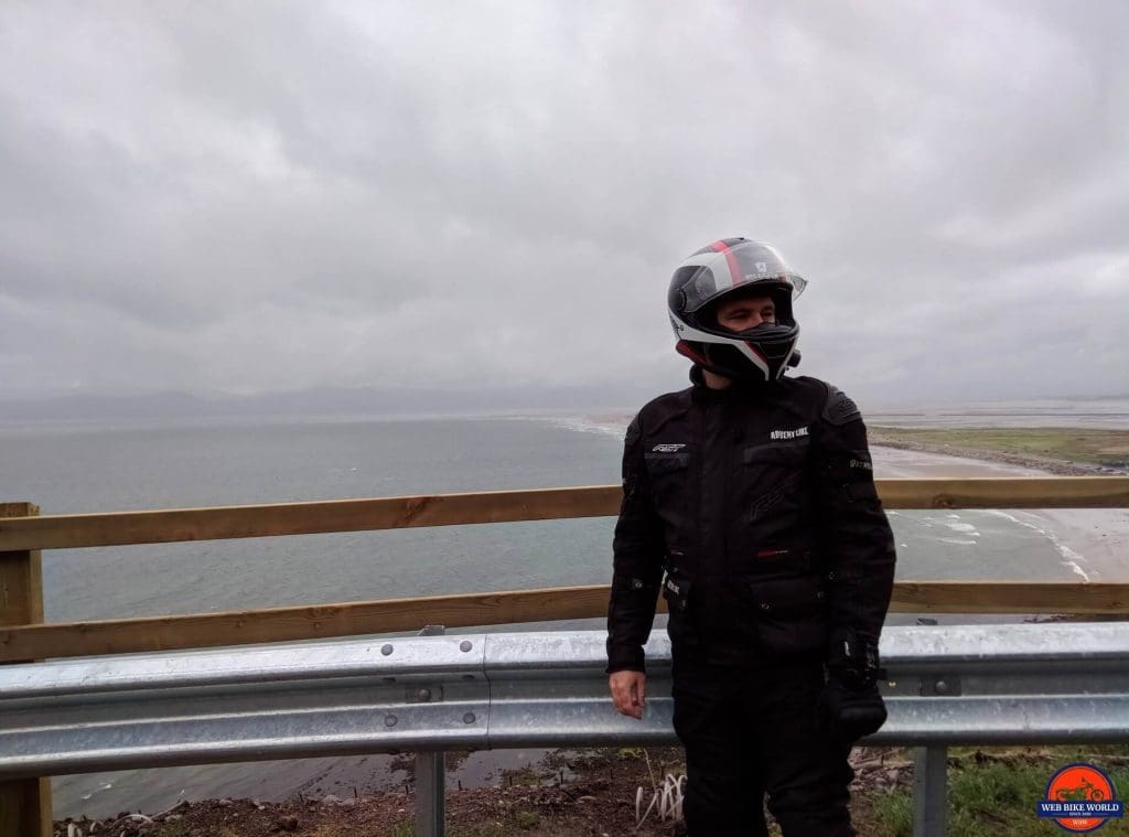 RST Pro Series Adventure 3 Textile Jacket in wet climate