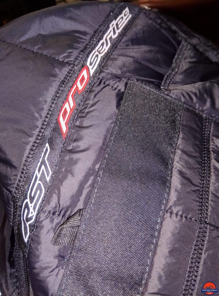 RST Pro Series Adventure 3 Textile Jacket stitching closeup