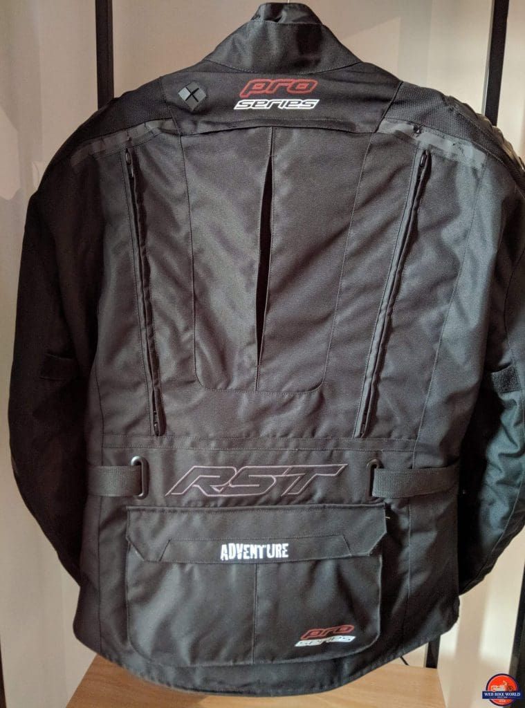 RST Pro Series Adventure 3 Textile Jacket full rear view