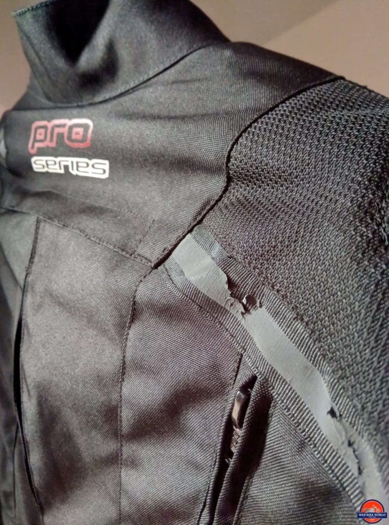 RST Pro Series Adventure 3 Textile Jacket fabric closeup