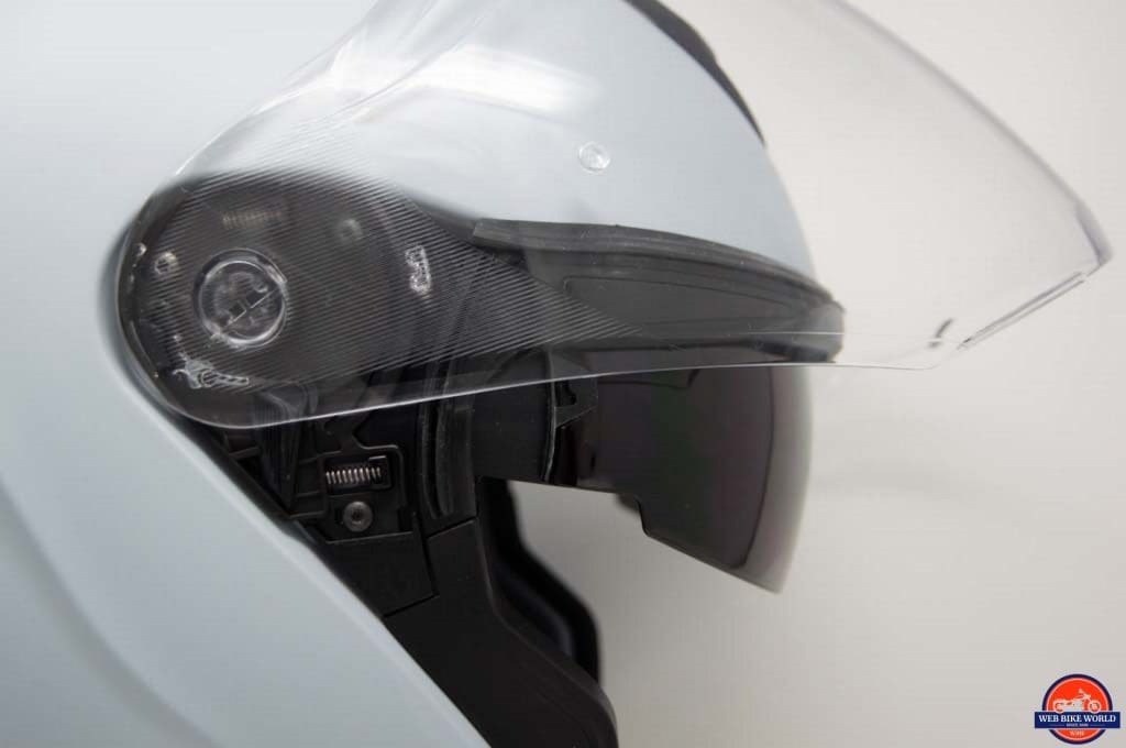 Schuberth M1 Pro visor open