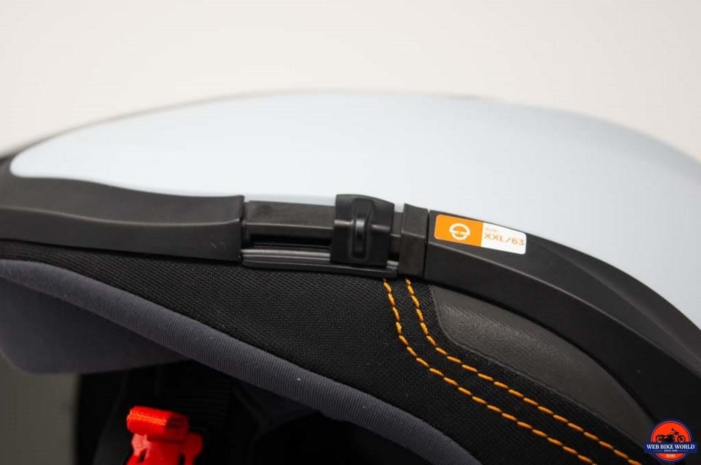 Schuberth M1 Pro visor slide mechanism