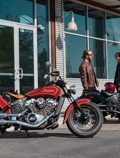 2020 Indian Scout 100th anniversary edition motorcycle