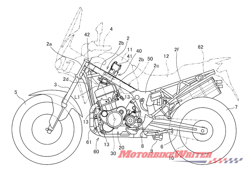 Honda patents direct injection in Africa Twin 2