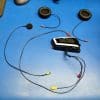 Bikecomm BK-T1 Bluetooth Headset - speaker system prepped for installation