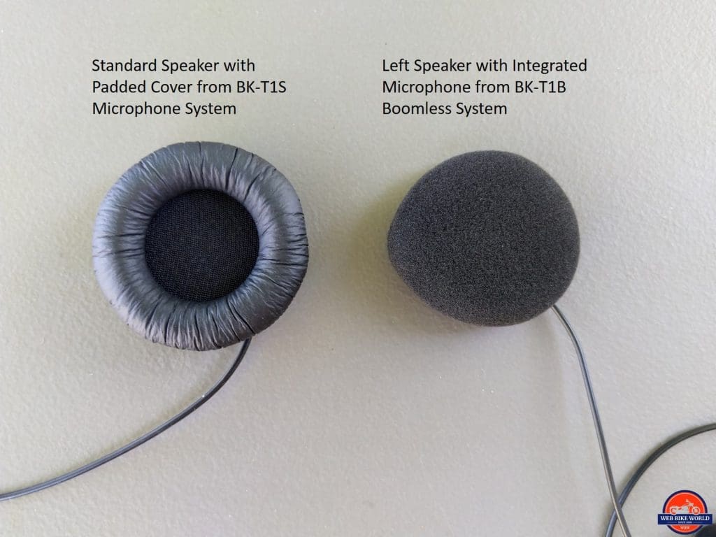 Bikecomm BK-T1 Bluetooth Headset - BK-T1S & BK-T1B speaker system