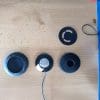 Bikecomm BK-T1 Bluetooth Headset - transitioning speaker sets