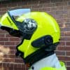 EJEAS Quick 20 Bluetooth Helmet System shown installed on Schuberth C3 Pro