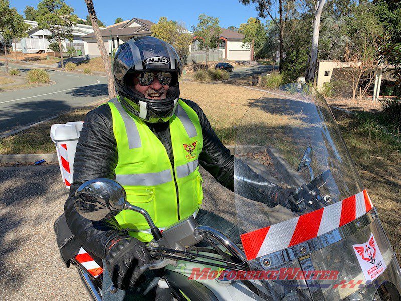 Blood Bikes Australia Peter Davis