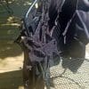 A destroyed mesh motorcycle jacket.