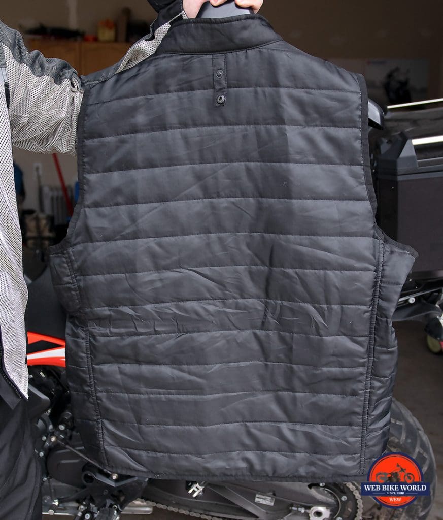 The thermal vest layer from the Joe Rocket Canada Alter Ego 14.0 jacket.