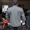 The rear air vents of the Joe Rocket Canada Alter Ego 14.0 jacket.