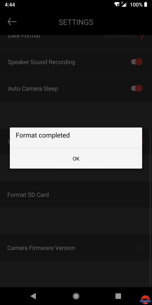 Sena Momentum Pro Helmet - Formatting Storage Card using App