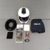 Sena Momentum Pro Helmet and included accessories